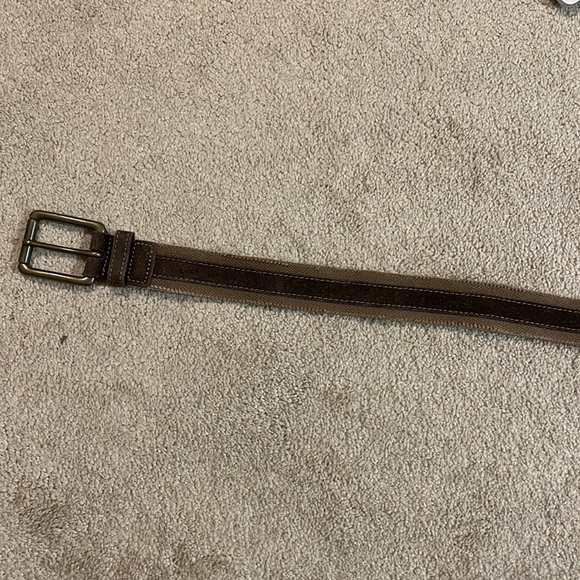 Men’s canvas and suede banana republic belt, size 38 - Picture 2 of 7